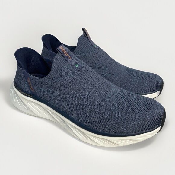 Skechers Shoes Men\'s Size 10 Comfort Casual Slip Ins Memory Foam Navy 232839 New main image 4